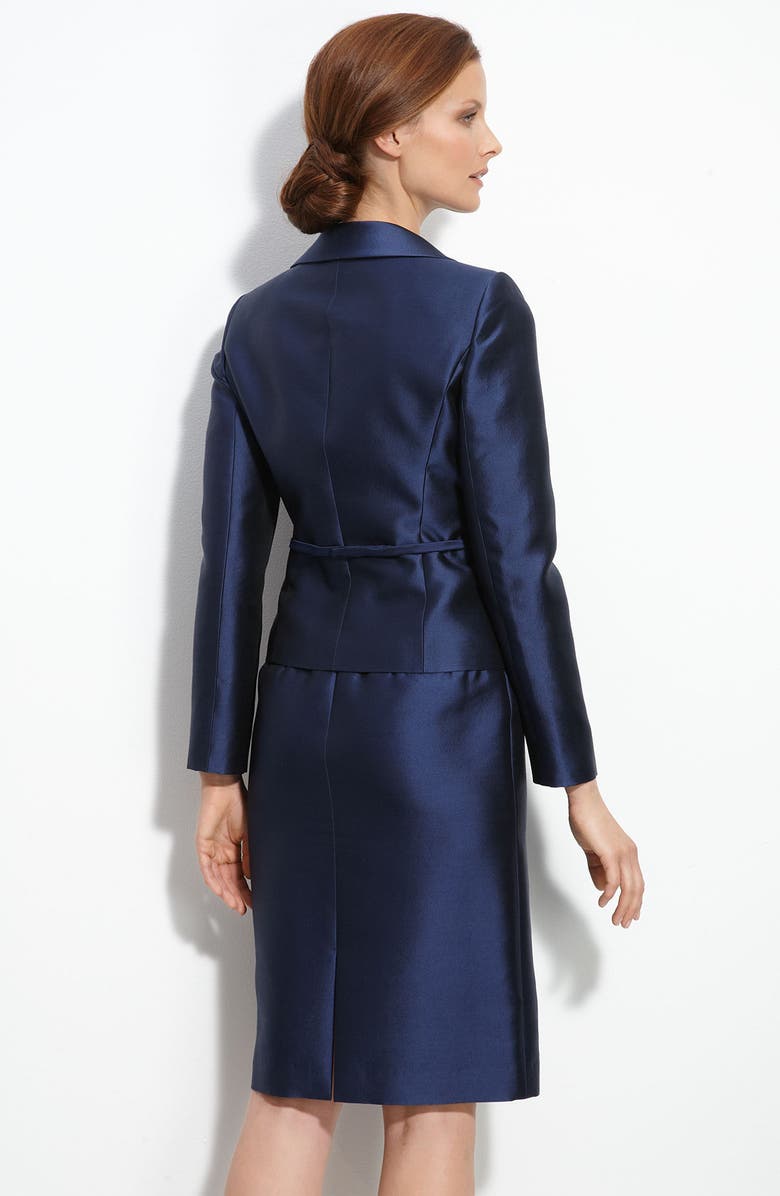 Oleg Cassini Silk-Blend Two-Piece Dress, Alternate, color,