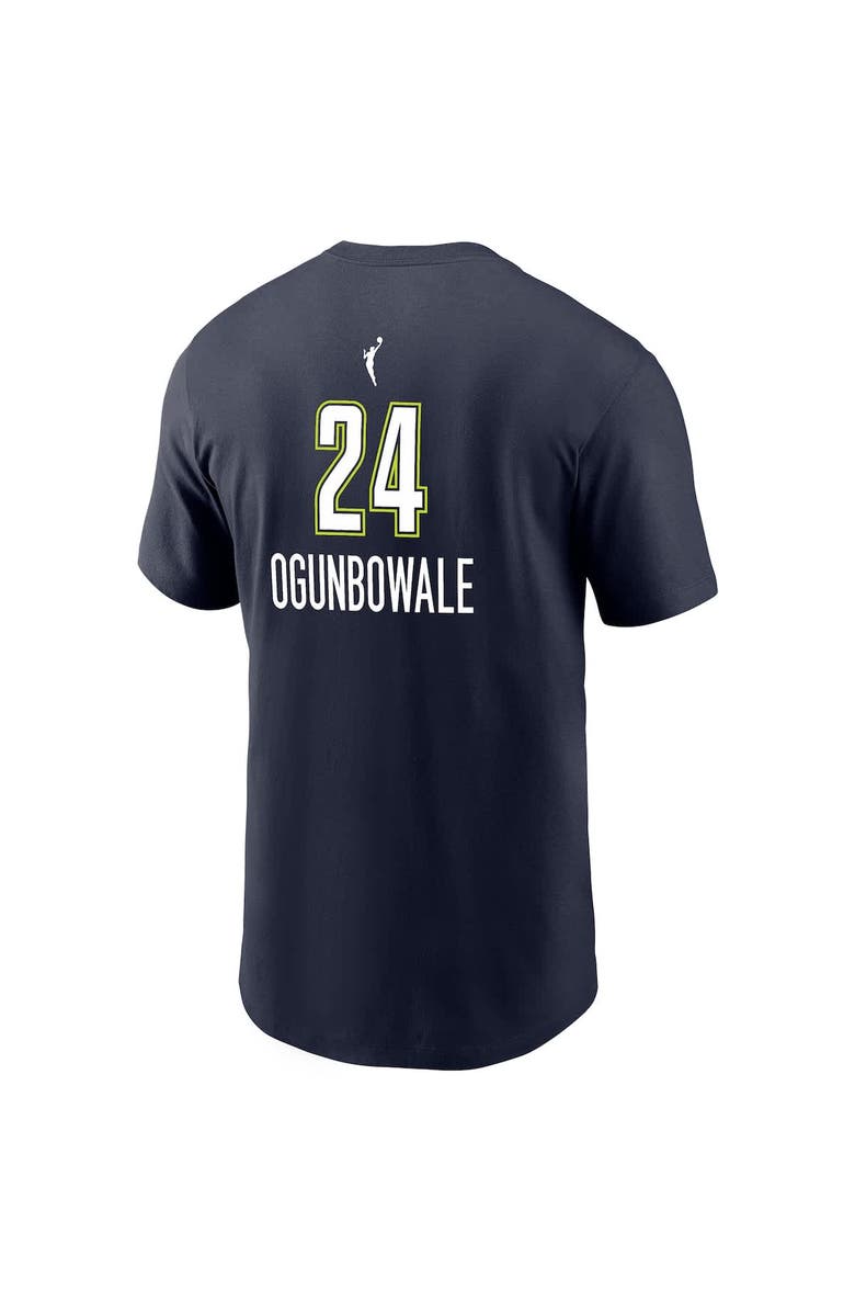 Nike Men's Nike Arike Ogunbowale Navy Dallas Wings Explorer Edition Name & Number T-Shirt, Alternate, color, Navy