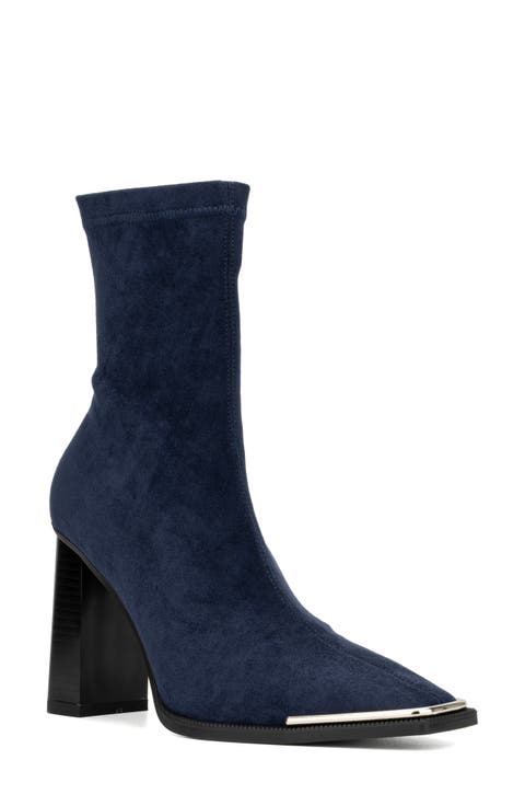 Katya Block Heel Bootie (Women)