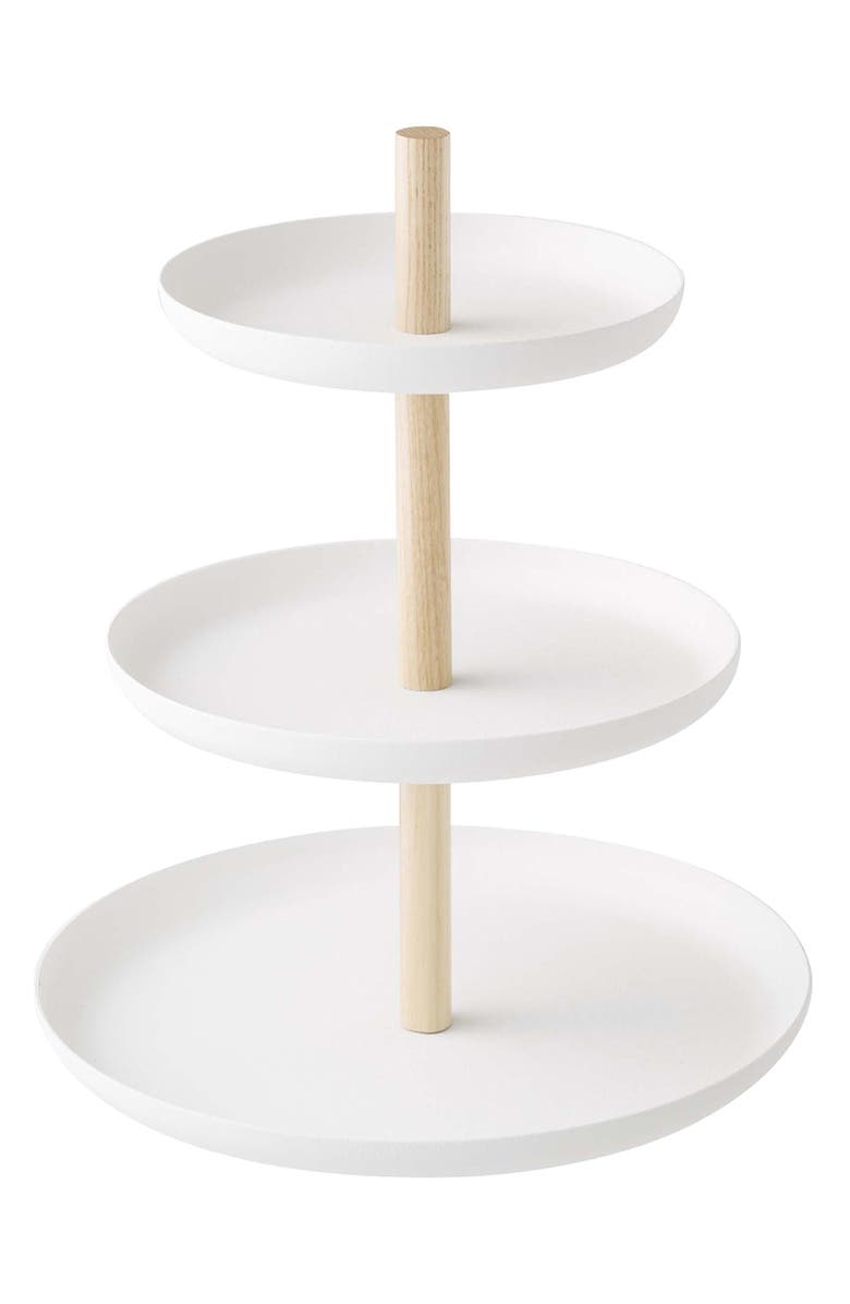 Yamazaki Serving Stand, Main, color, White