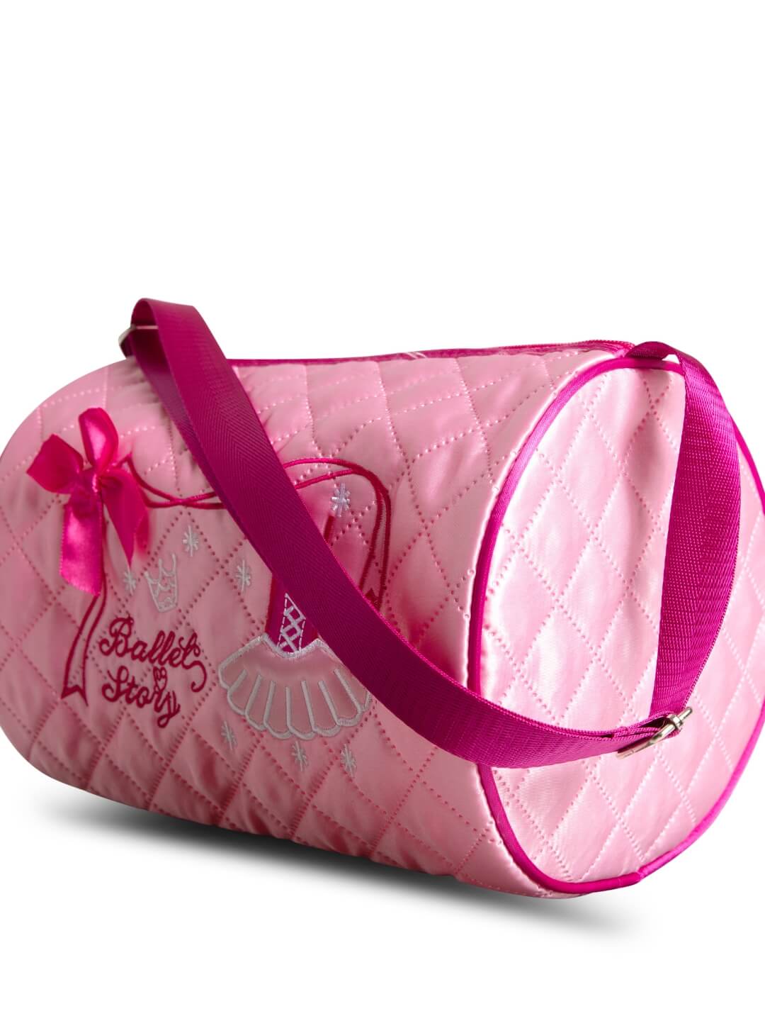 Embroidered Barrel Bag, Alternate, color, pink