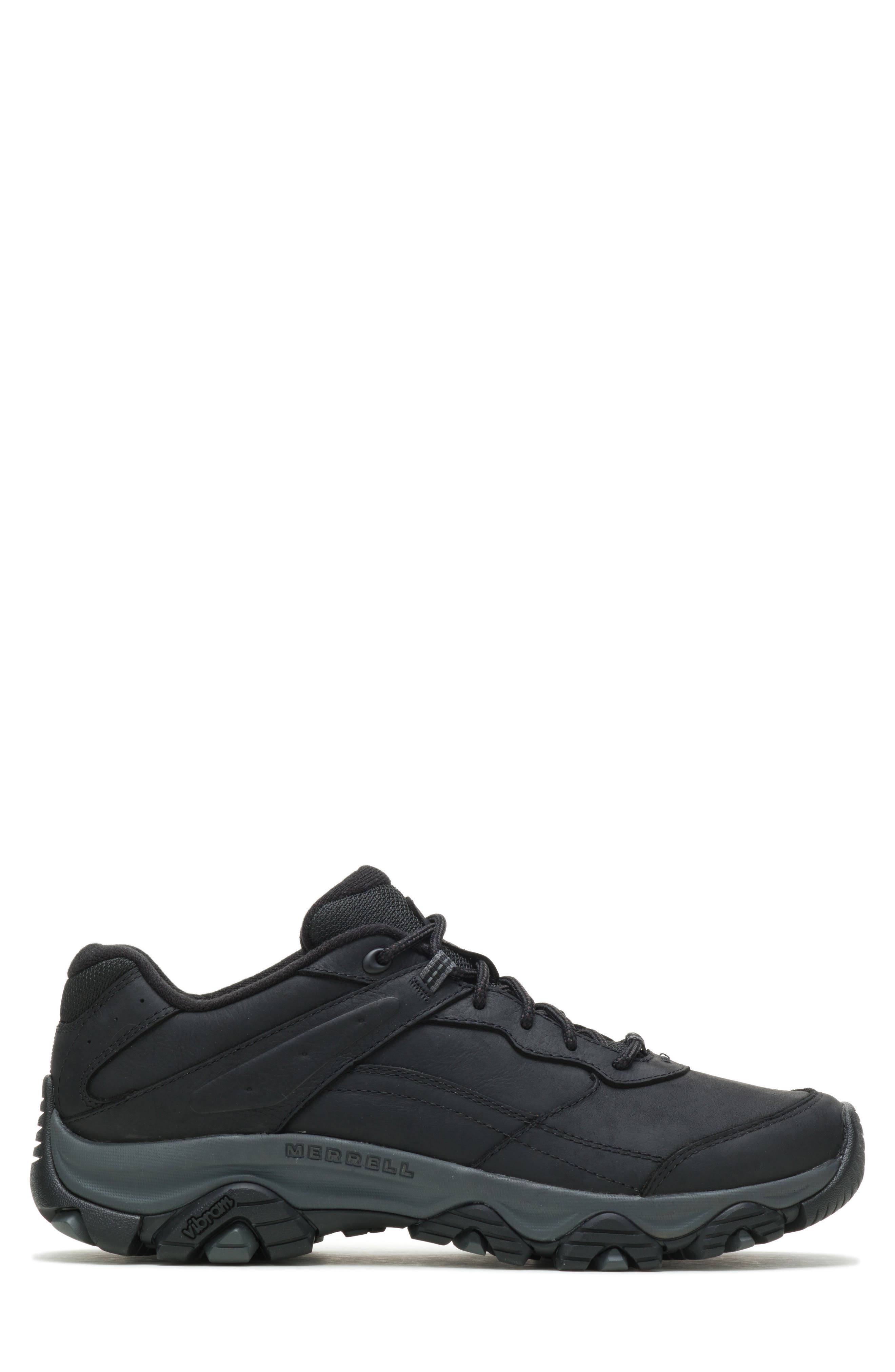 Moab Adventure 3 Waterproof Hiking Shoe, Alternate, color, BLACK