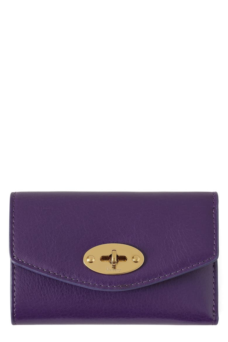 Darley Folded Leather Wallet, Main, color, AMETHYST