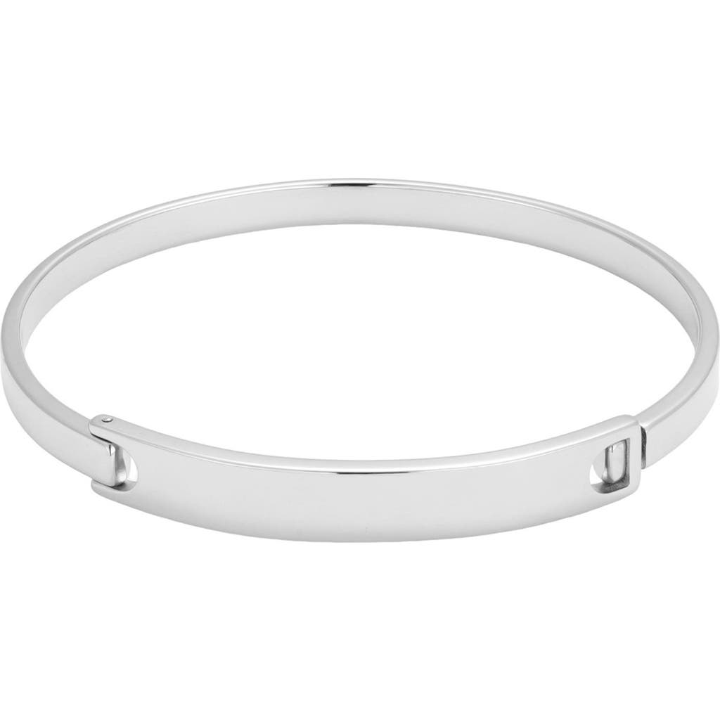 Adornia Silver Plated Bangle Bracelet