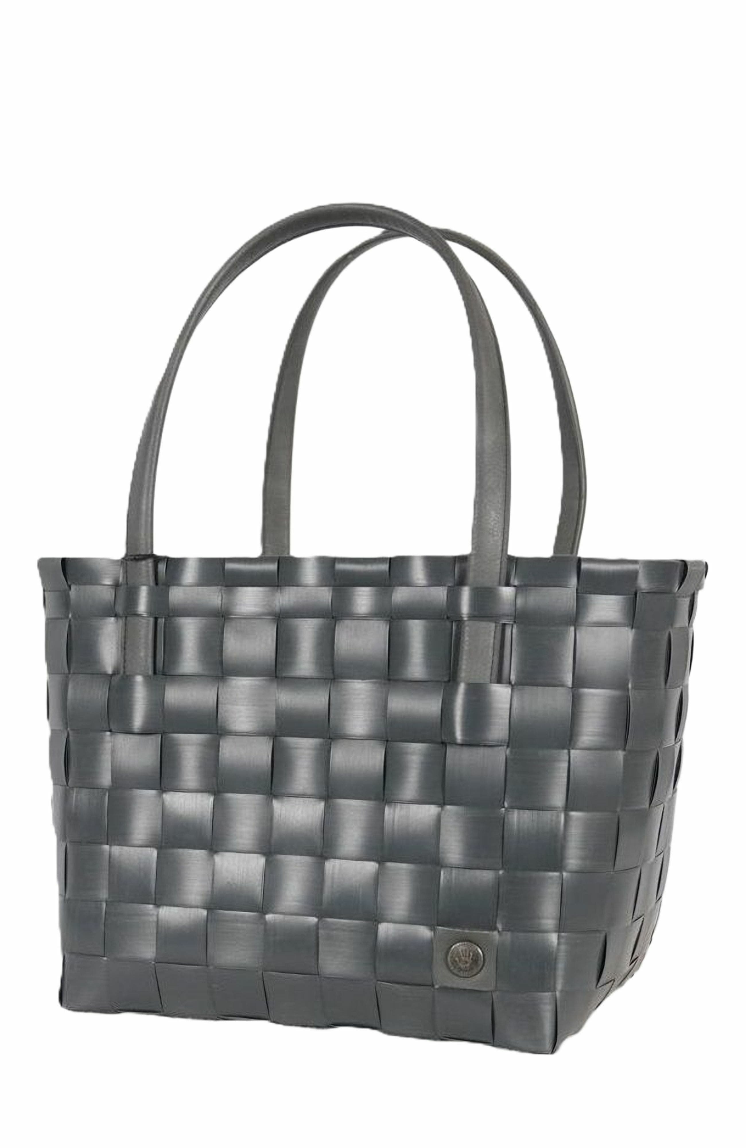 Handed By Color Match Recycled Tote Bag, Main, color, Dark Grey