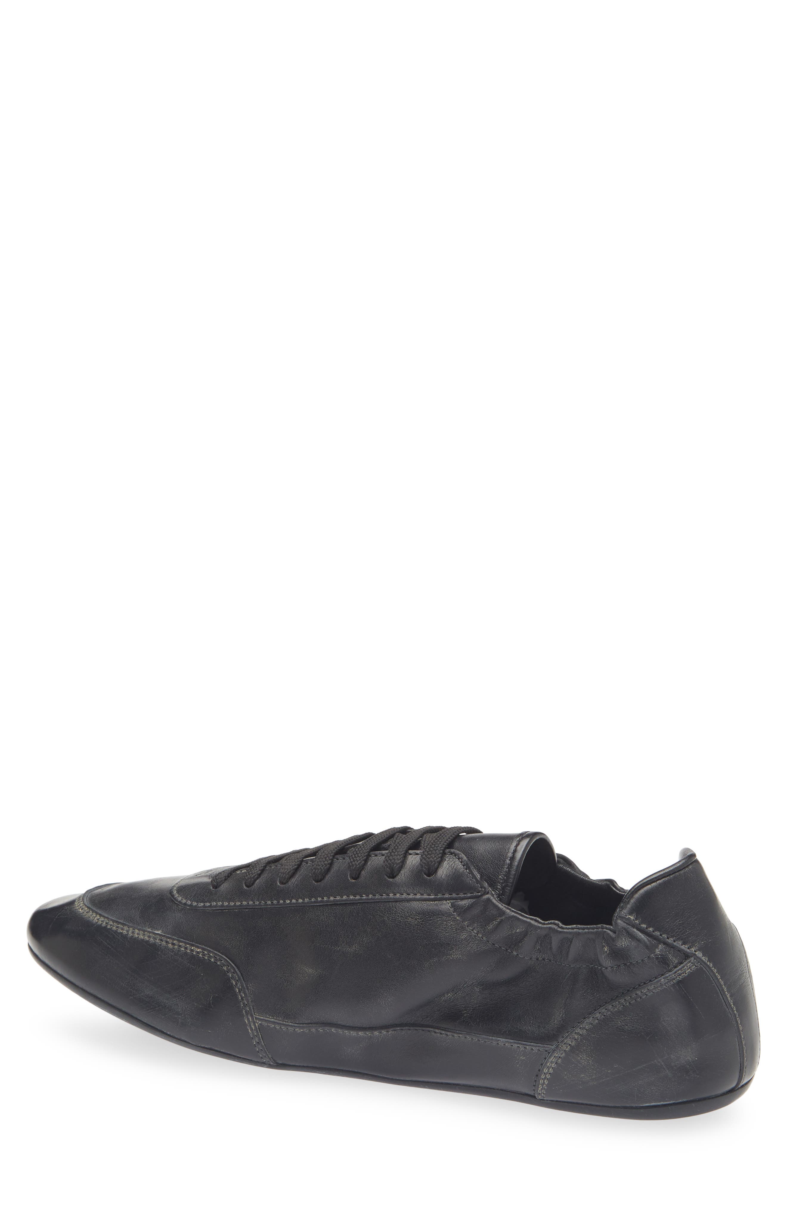 Prada Collapse Low Top Sneaker, Alternate, color, Nero