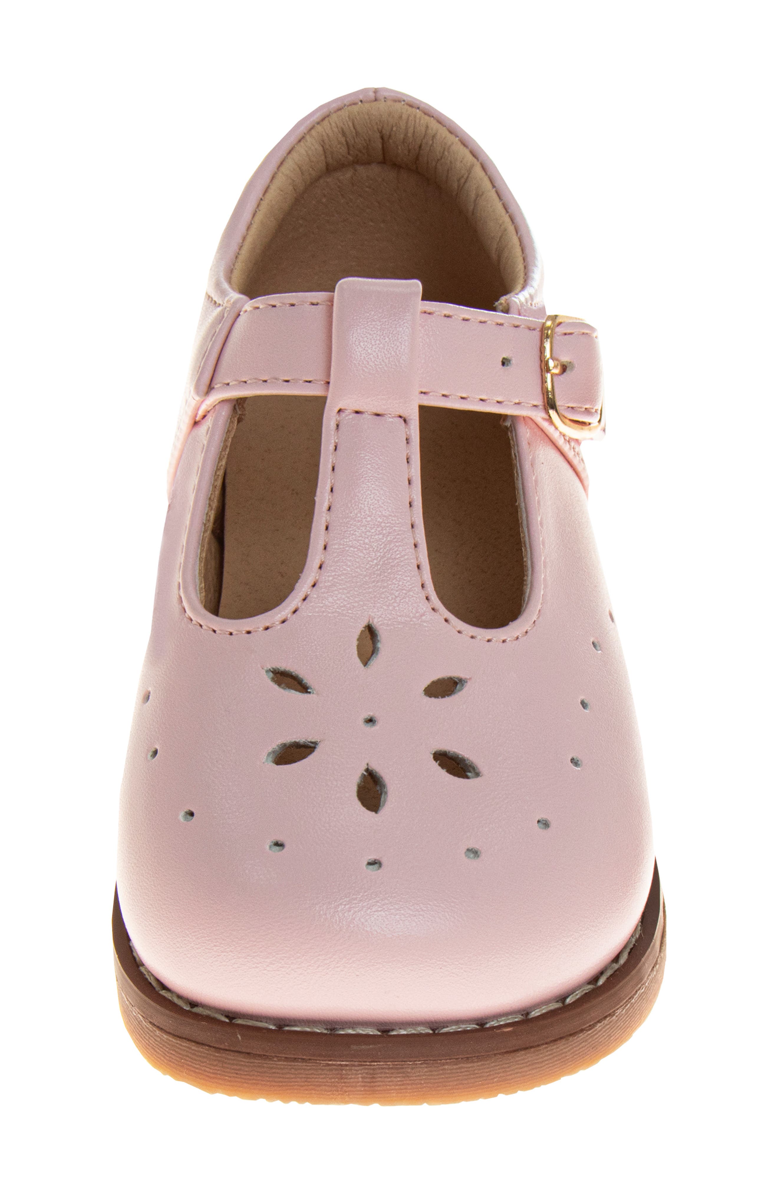 Kids' T-Strap Flat, Alternate, color, PINK