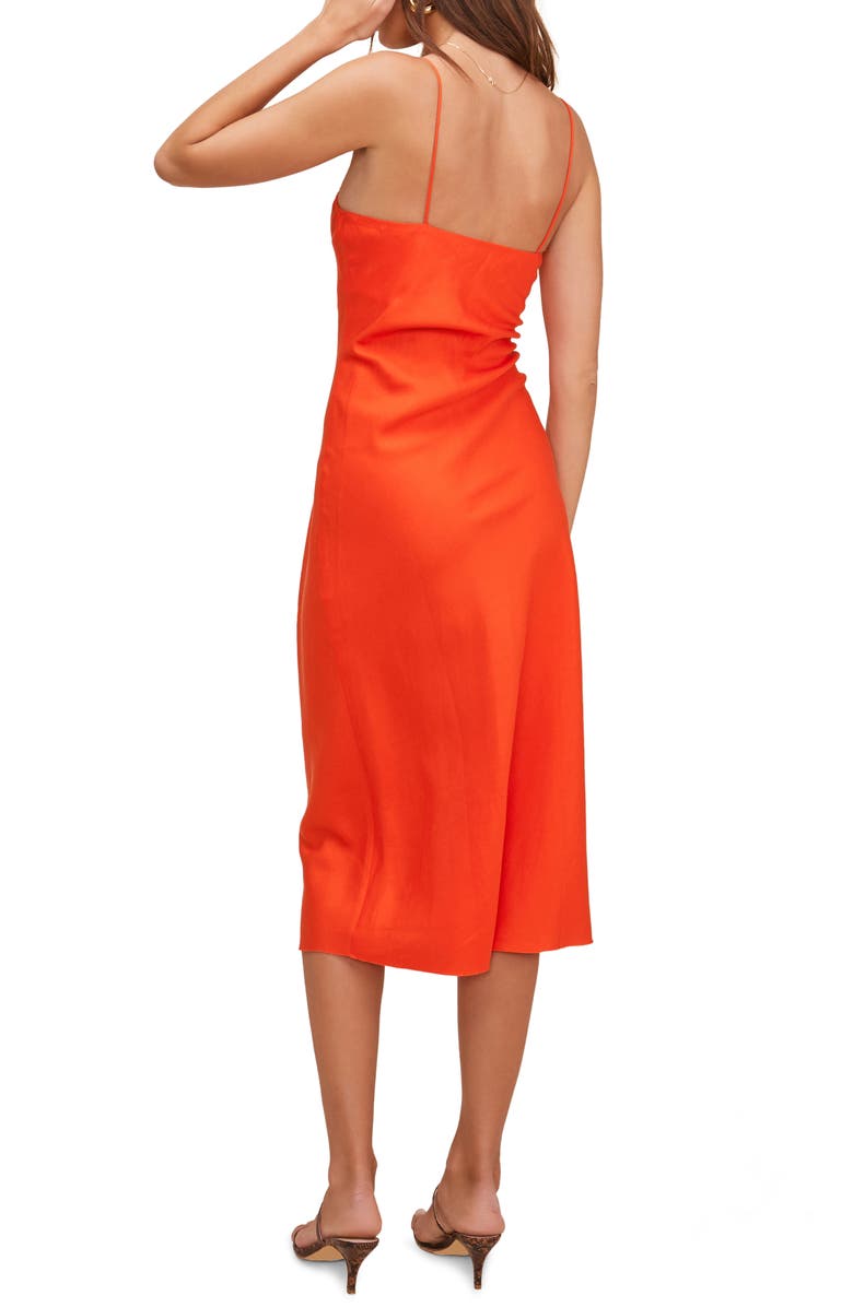 ASTR the Label Bonita Midi Slipdress, Alternate, color, Red