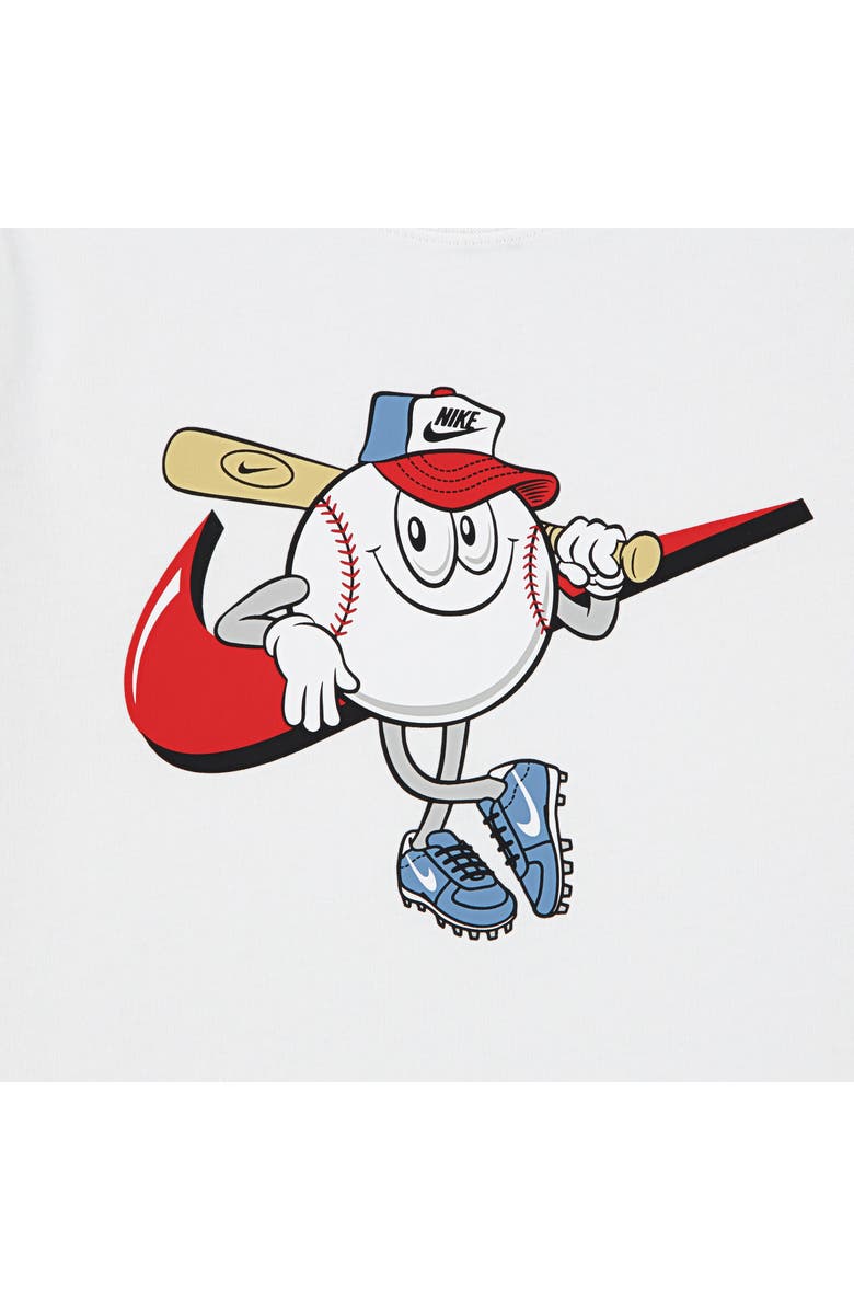 Nike Kids' Baseball Graphic T-Shirt, Alternate, color, White