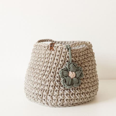Toy Nursery Storage Basket Basic Recycled