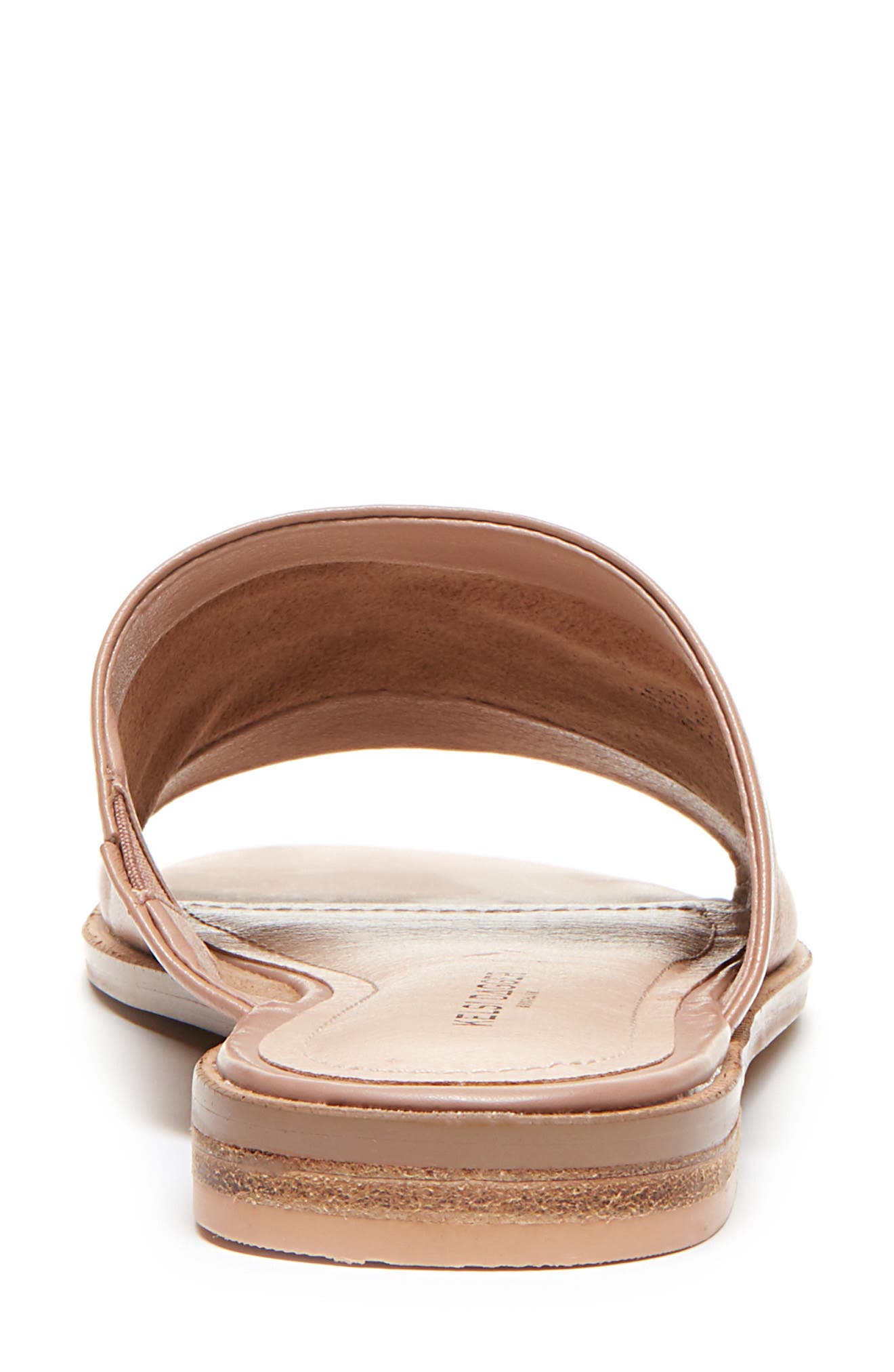 Ruthie Slide Sandal, Alternate, color, PALE PINK LEATHER