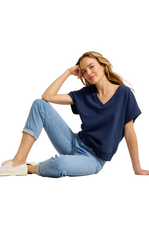 Tommy Bahama Marina Del Mar Short Sleeve Sweatshirt In Blue