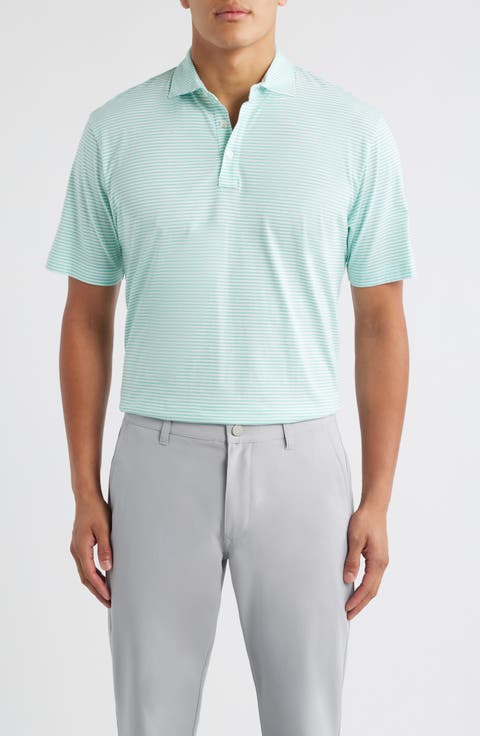 Collins Stripe Pima Cotton Polo