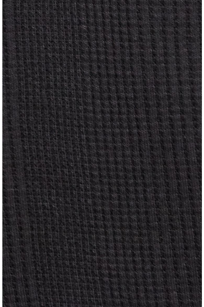 Weaver Relaxed Fit Textured Cotton Knit Button-Up Shirt, Alternate, color, BLACK