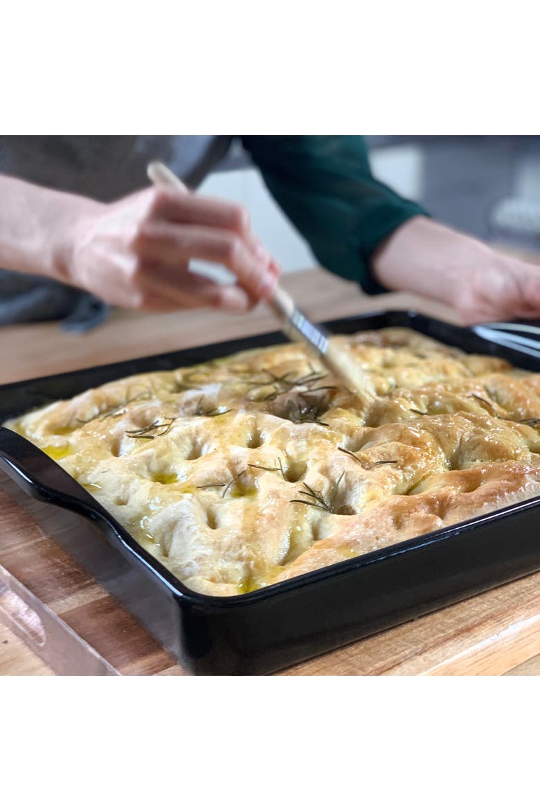 Foccacia Bread Pan, Alternate, color, Charcoal