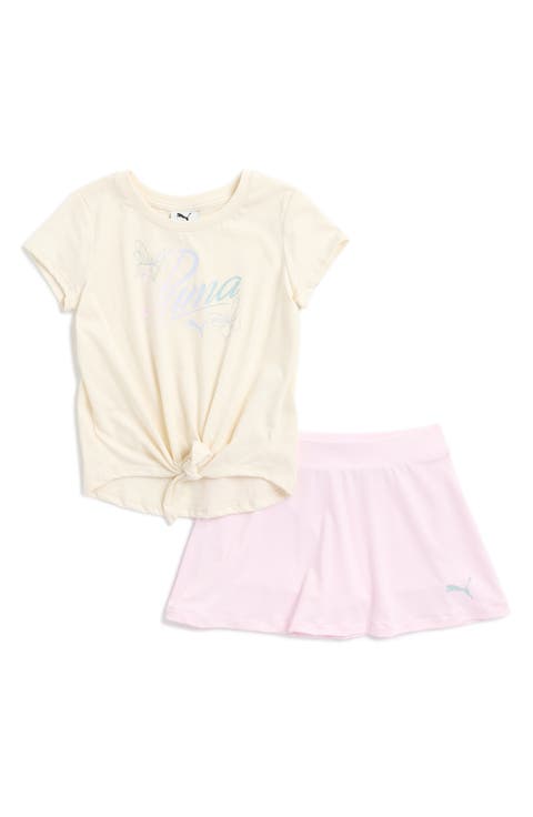 Kids' Twist Front Top & Skort Set (Big Kid)