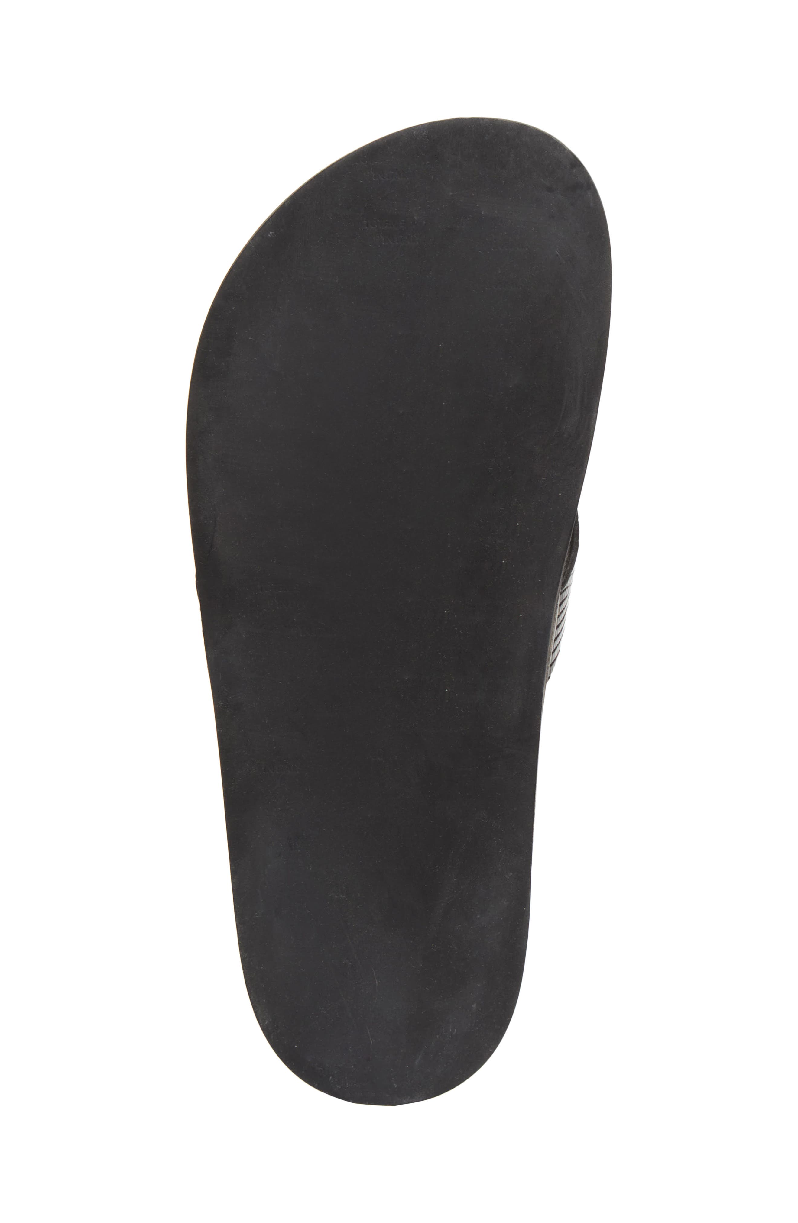 Lizard Embossed Flip Flop, Alternate, color, BEIGE/ BLACK