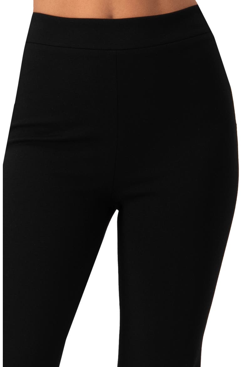 Semi-Flare Pants, Alternate, color, Black