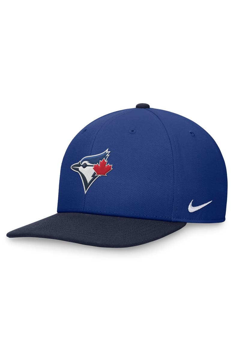Men's Nike Royal/Navy Toronto Blue Jays Evergreen Two-Tone Snapback Hat, Main, color, Royal
