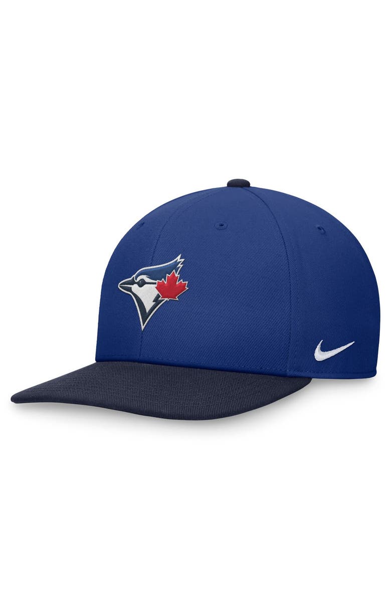 Nike Men's Nike Royal/Navy Toronto Blue Jays Evergreen Two-Tone Snapback Hat, Main, color, 