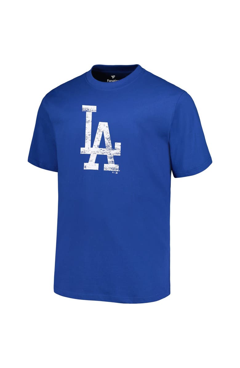 PROFILE Men's Profile Royal Los Angeles Dodgers Big & Tall Primary Logo T-Shirt, Alternate, color,