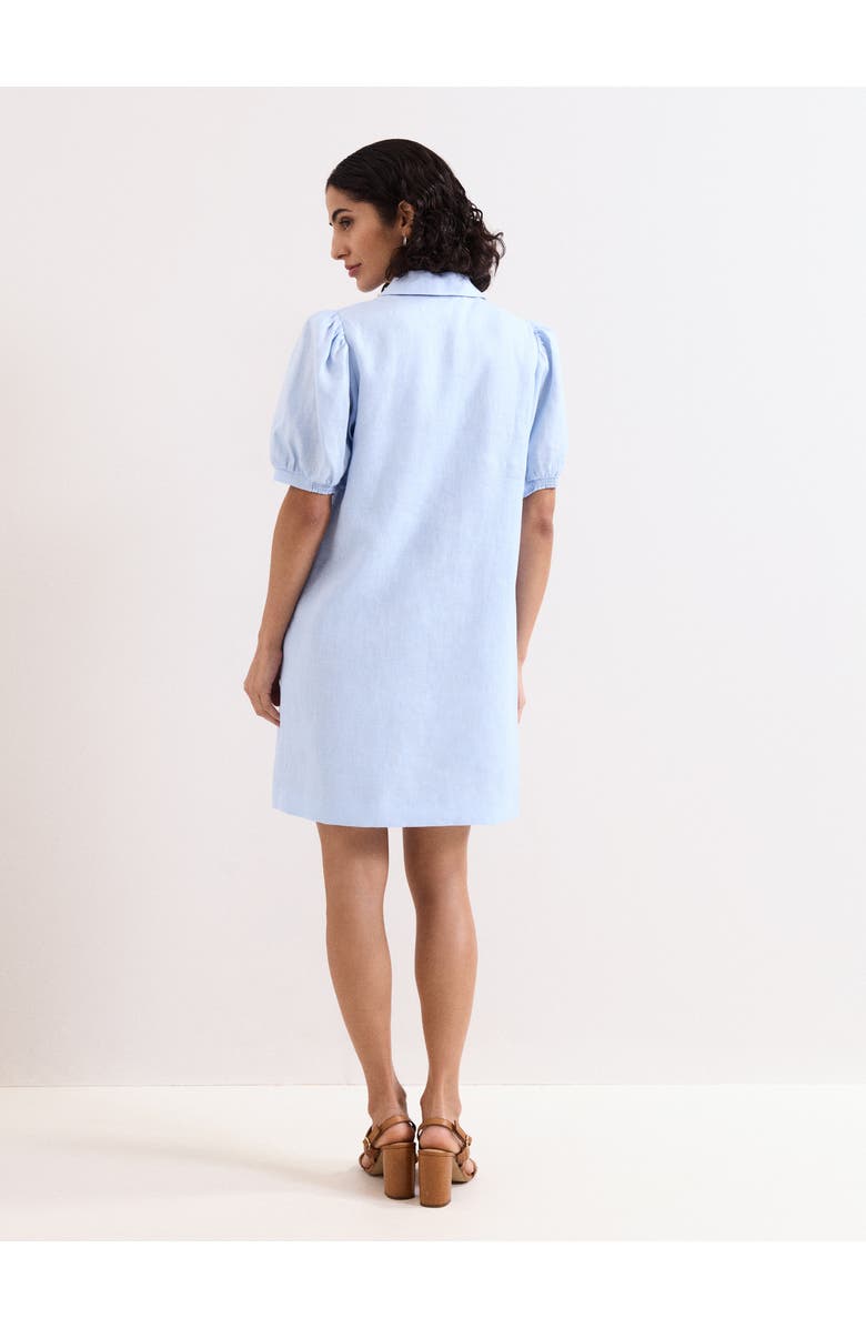 Phase Eight Candice Linen Dress, Alternate, color, Pale Blue