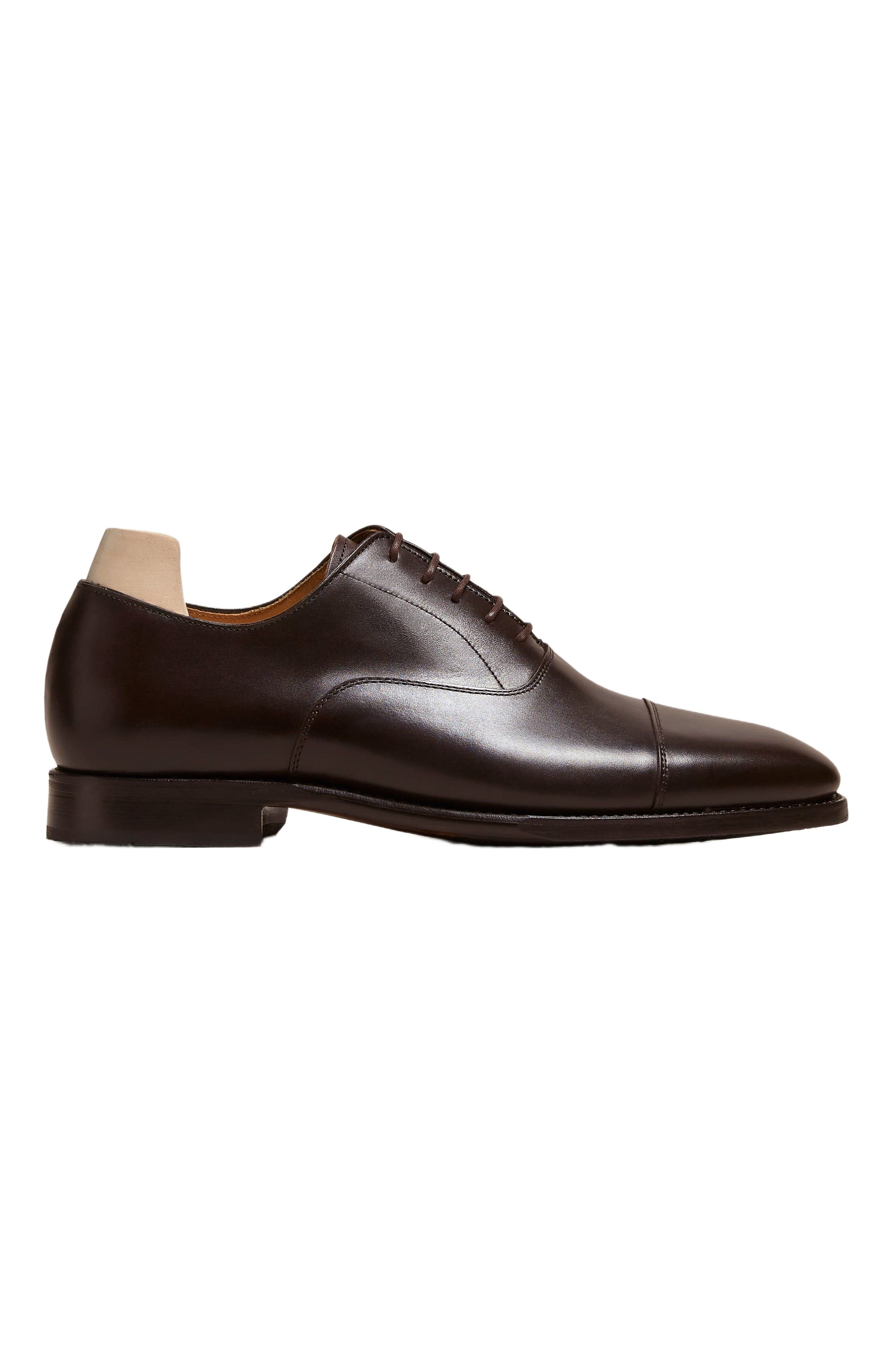Myrqvist Äppelviken Oxfords, Main, color, Dark Brown Leather