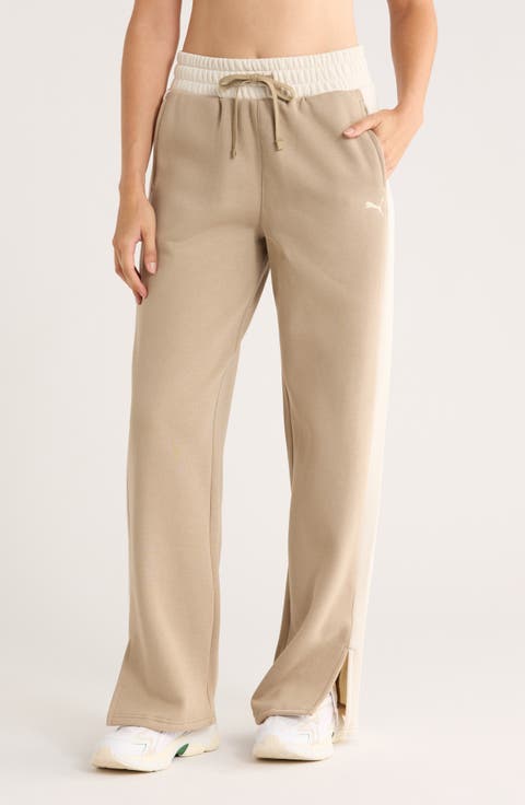 Split Wide Leg Sweatpants