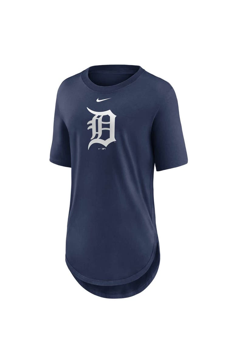 Nike Women's Nike Navy Detroit Tigers Mascot Outline Weekend Tri-Blend T-Shirt, Alternate, color, 