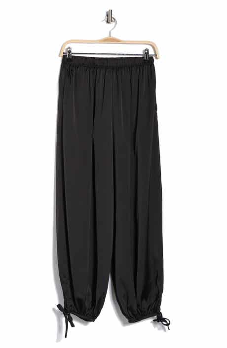 Renee C Tie Hem Satin Pants