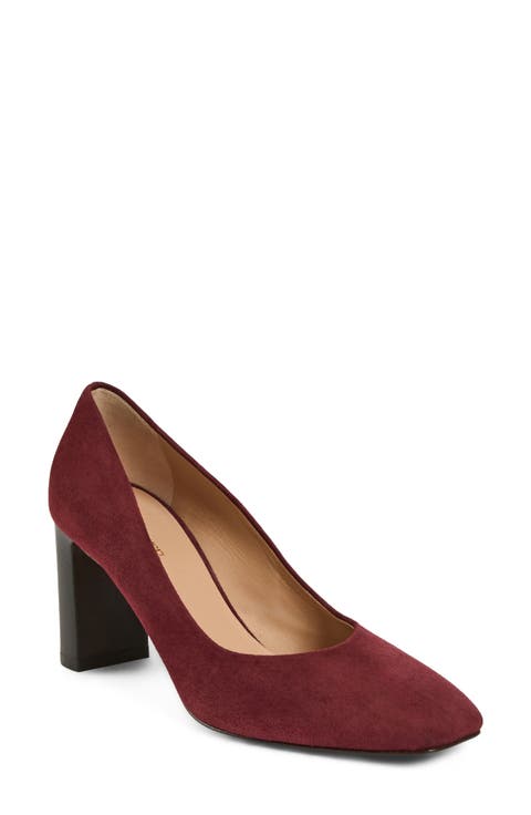 Amadora Block Heel Pump