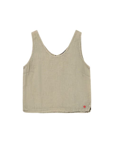 Safari Linen Top Womens