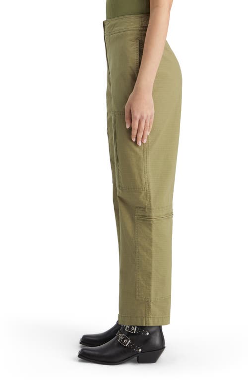Scotch & Soda Ripstop Cargo Pants In Washed Military