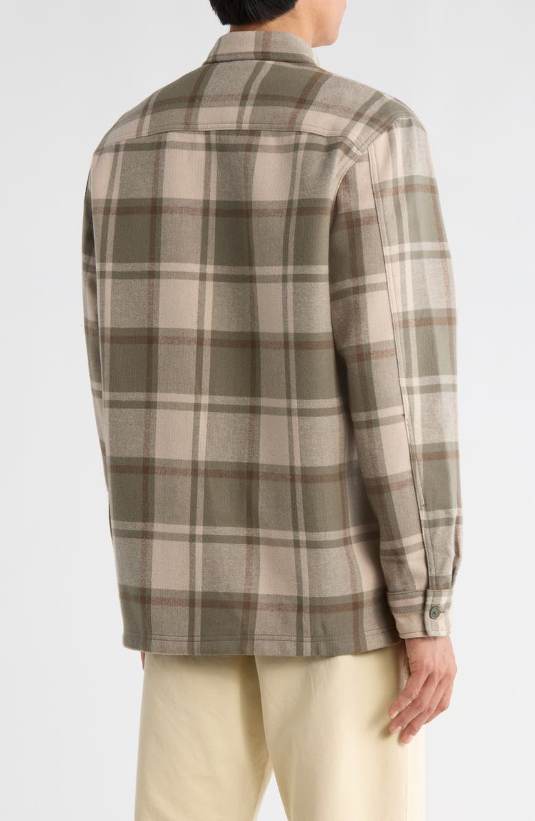 WEATHERPROOF VINTAGE Flannel Plaid Shirt Jacket, Alternate, color, Kalamata