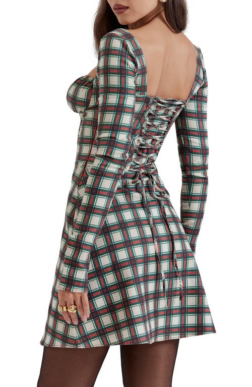 HOUSE OF CB HOUSE OF CB MALIKA LONG SLEEVE COCKTAIL MINIDRESS 