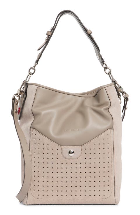 Mademoiselle Perforated Hobo Bag