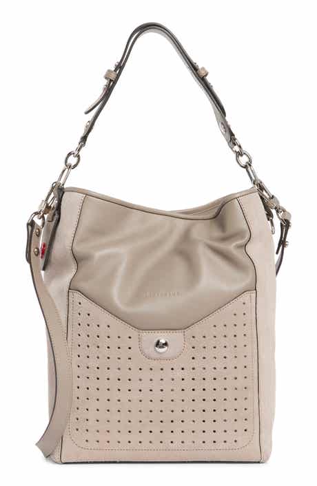 Longchamp Mademoiselle Perforated Hobo Bag