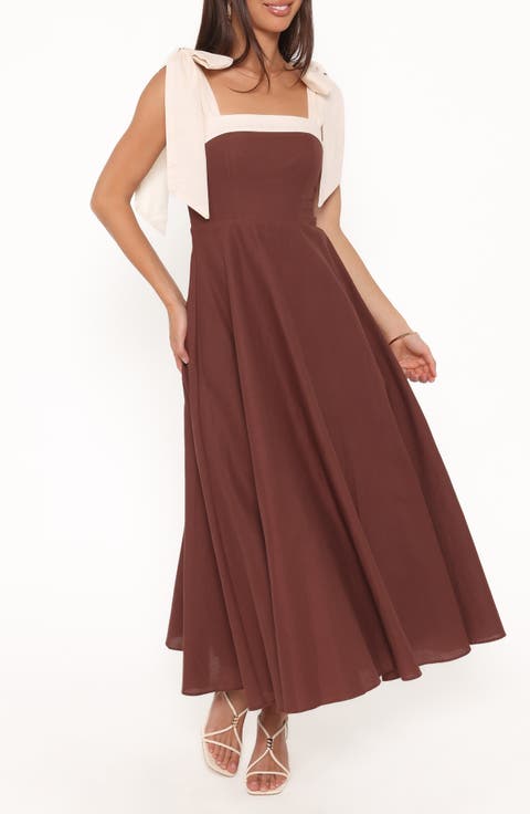 Olinda Cotton & Linen Maxi Dress
