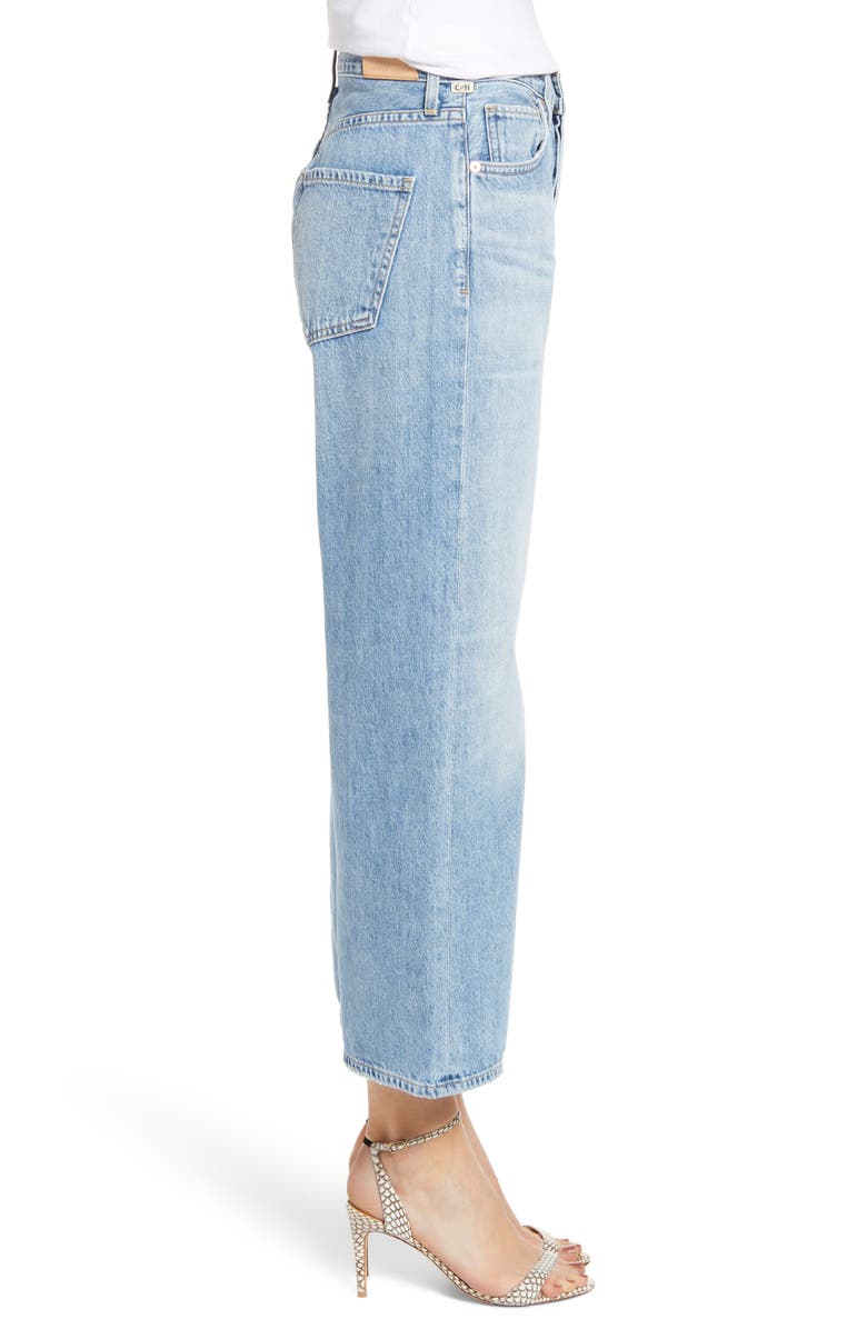 Citizens of Humanity Sacha High Waist Crop Wide Leg Jeans, Alternate, color, 