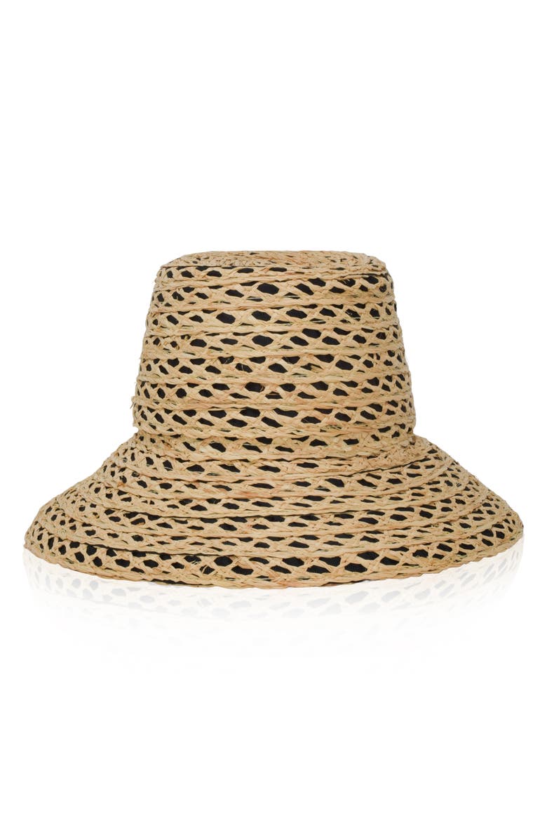 Gigi Burris Millinery Ida Packable Bucket Hat, Alternate, color, Black