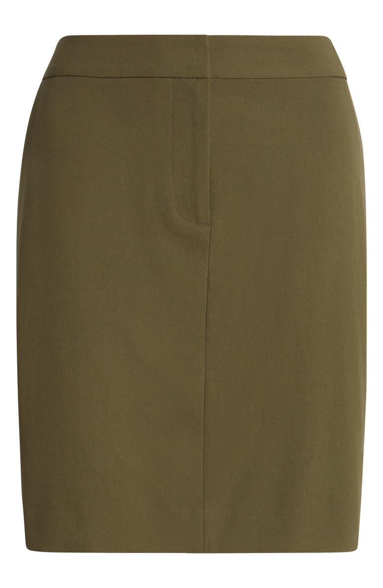 Tahari ASL Woven Pencil Skirt, Alternate, color, 