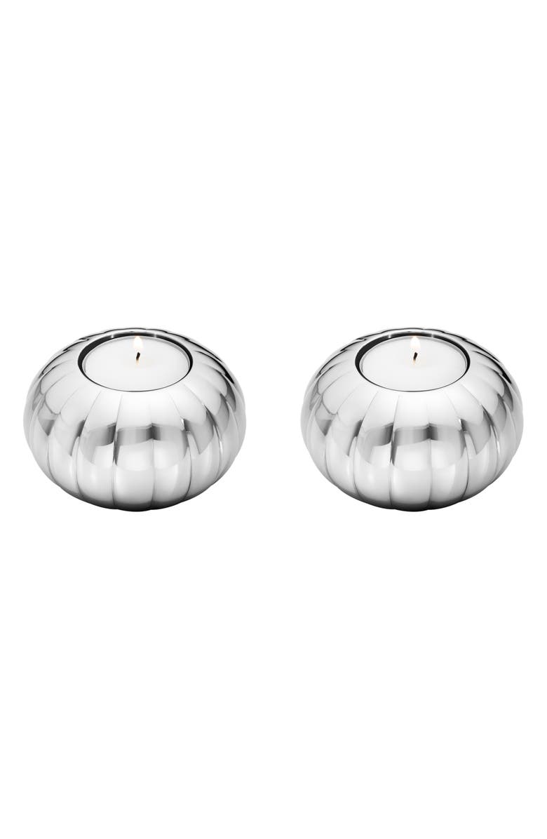 Georg Jensen Bernadotte Set of 2 Tealight Holders, Main, color,