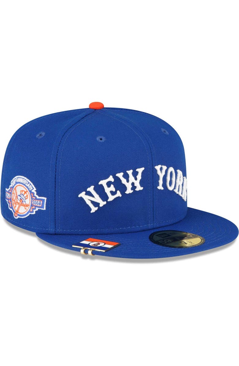 New Era Men's New Era Royal New York Yankees City Flag 59FIFTY Fitted Hat, Main, color, Royal