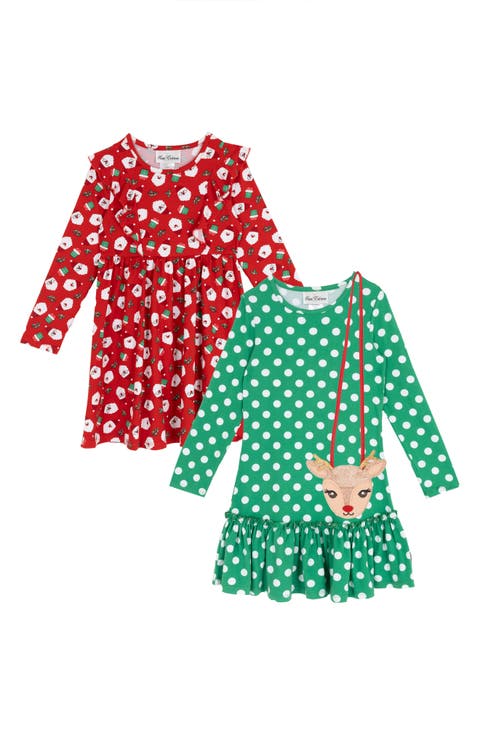 Kids' Holiday Set of 2 Assorted Dresses (Toddler & Little Kid)
