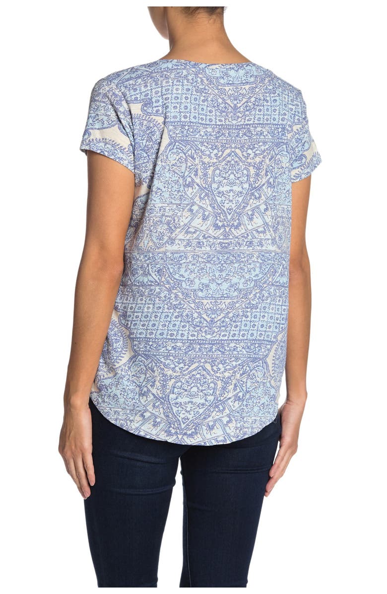 Lucky Brand Tile Printed T-Shirt, Alternate, color,