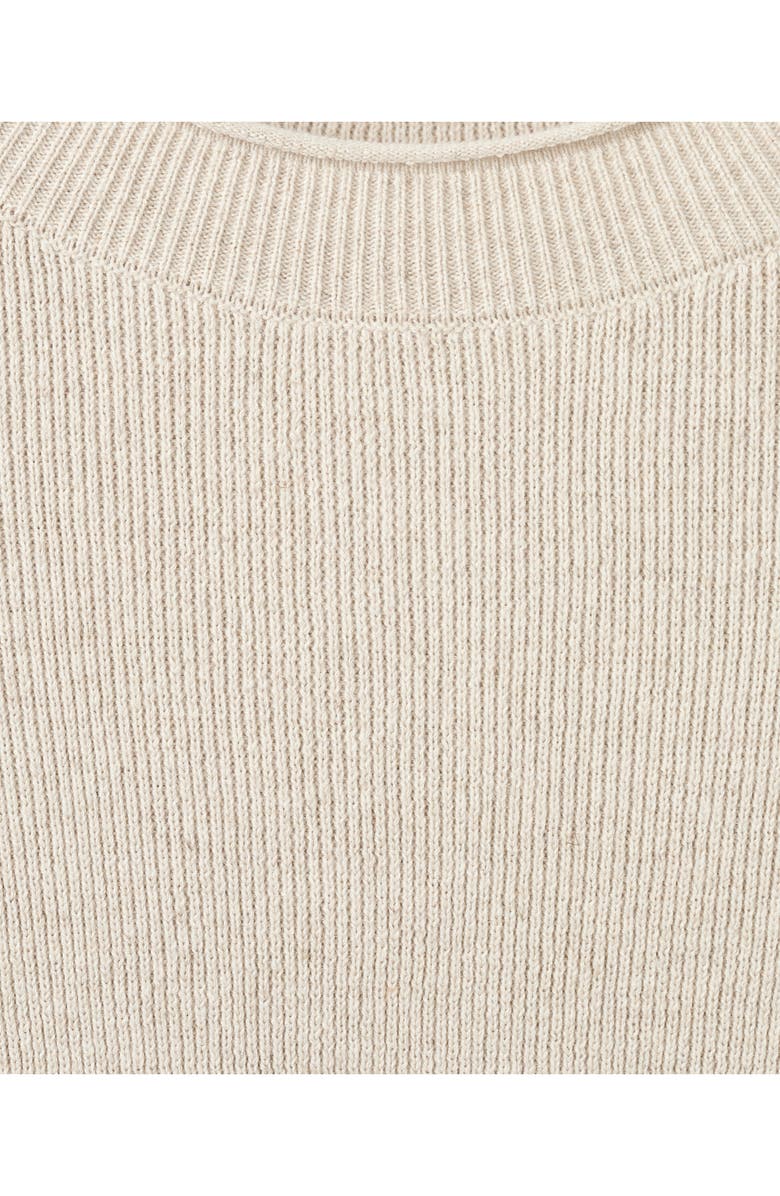 MANGO Fluid Cotton & Linen Blend Lounge Sweatshirt, Alternate, color, 