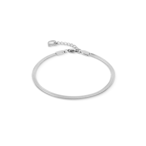 Flat Snake Chain Bracelet