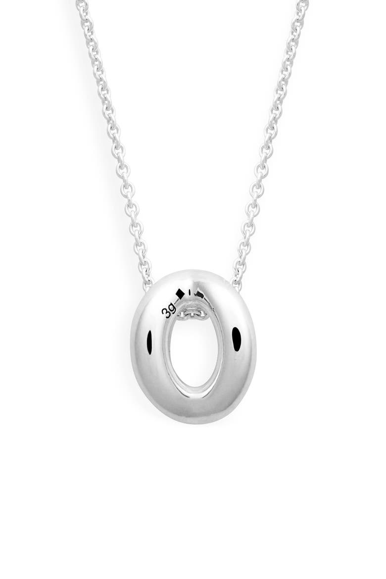 Men's Entrelacs 3G Sterling Silver Pendant Necklace, Main, color, SILVER