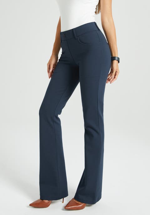 7 Pocket DPYP Dress Pant Yoga Pants Bootcut
