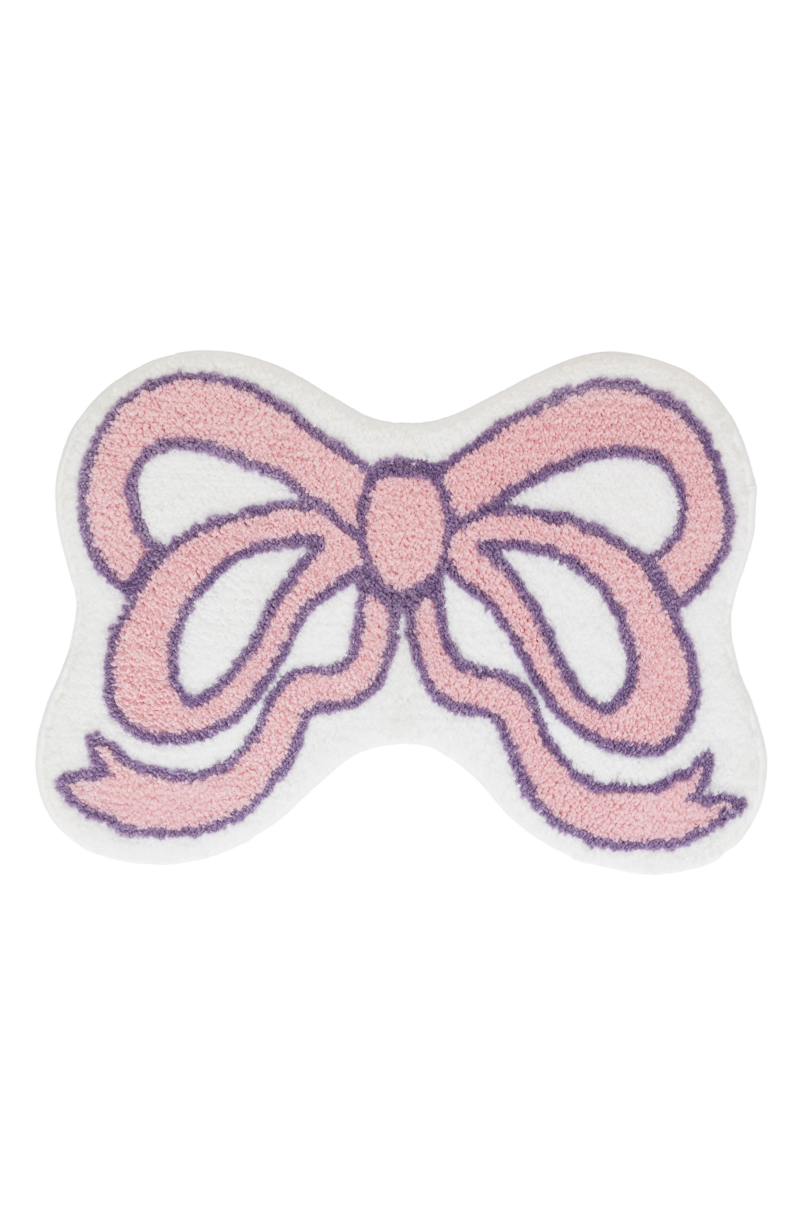 VCNY HOME Pink Bow Bath Mat